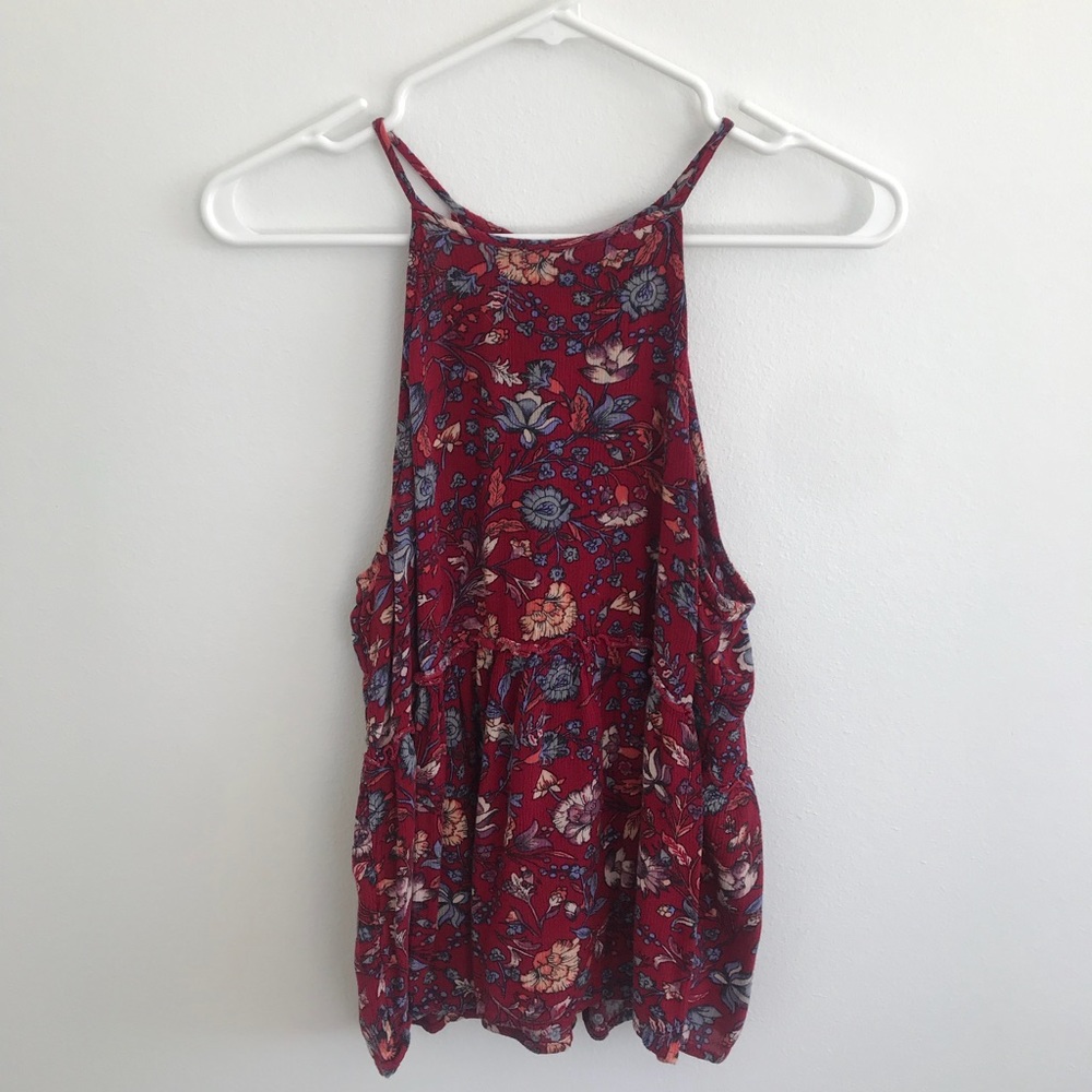 American Eagle Floral Tank Top
